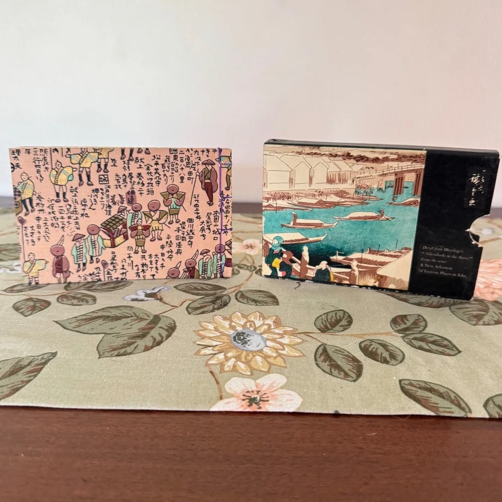 Hiroshige's Tokaido in Prints and Poetry Miniature Book with Slipcase Vintage